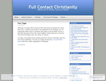 Tablet Screenshot of fullcontactchristianity.org